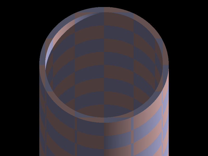 Right circular cylinder case